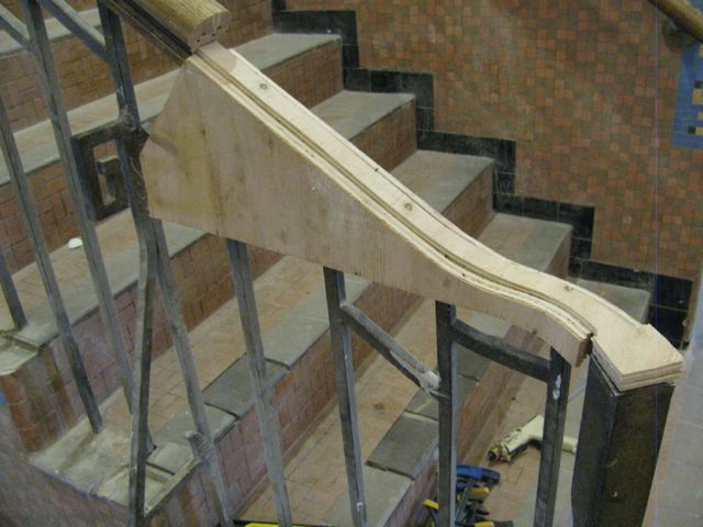 handrail temp on