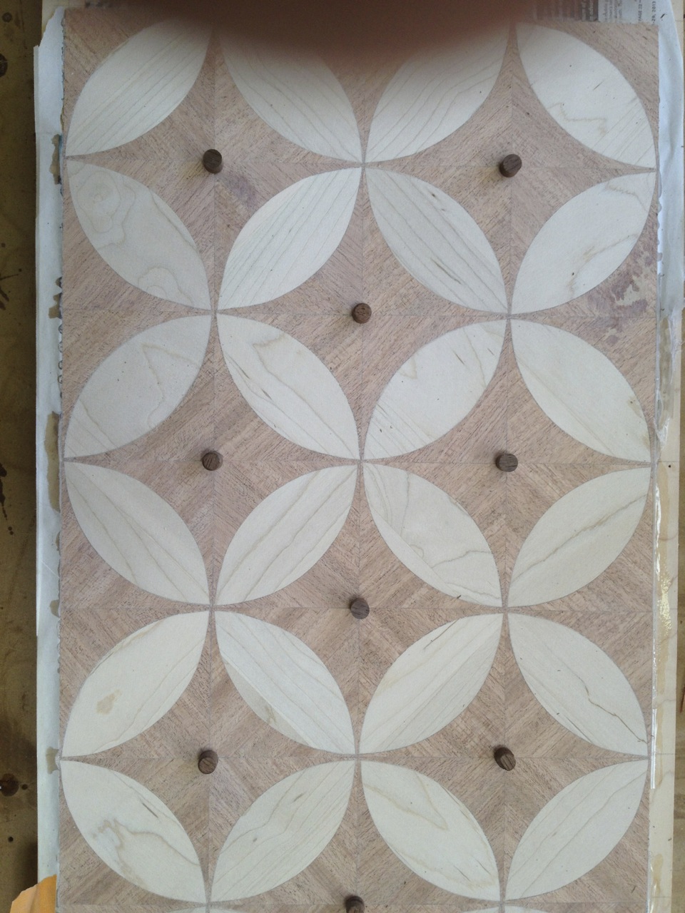 circle parquetry sample